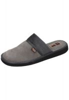 Pölking Herrenpantoffel grau